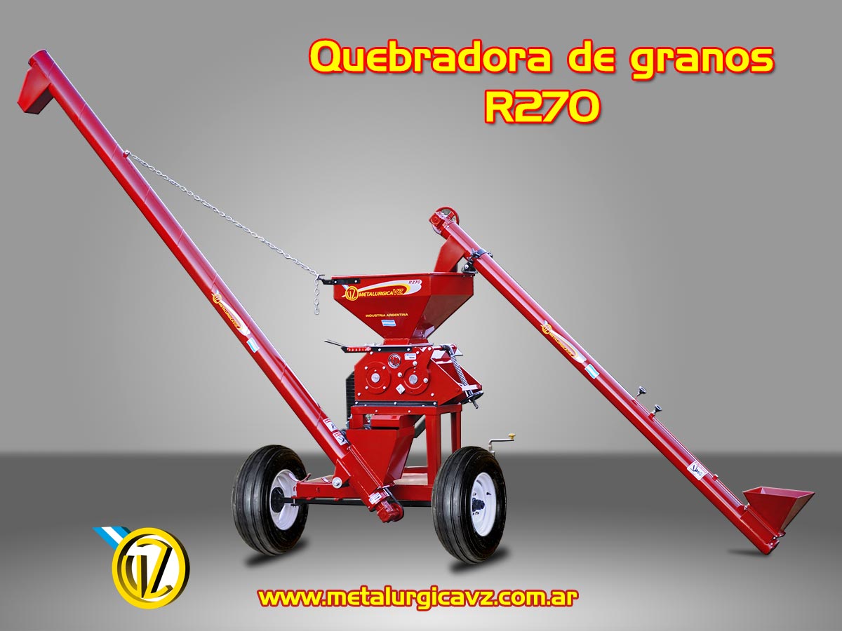 Quebradora Moledora de Granos de Maíz, Sorgo y Avena.